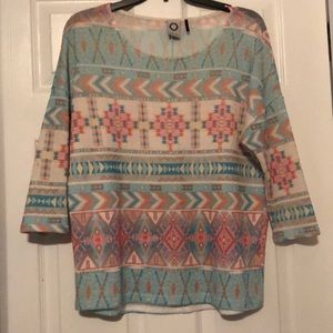 Anthropologie Aztec Sweater